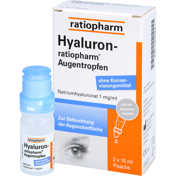 Hyaluron-ratiopharm Augentropfen, 20 ml Lösung