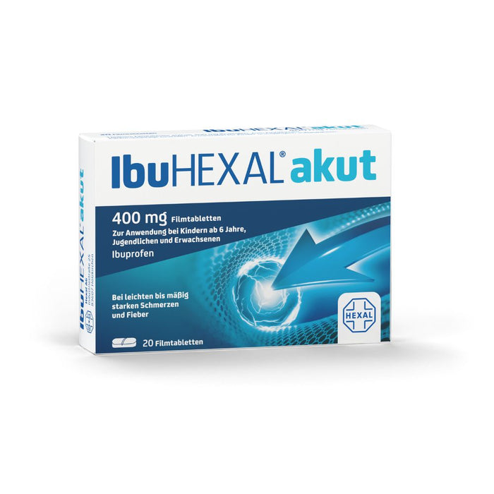 IbuHEXAL akut 400 mg, 20 pcs. Tablets