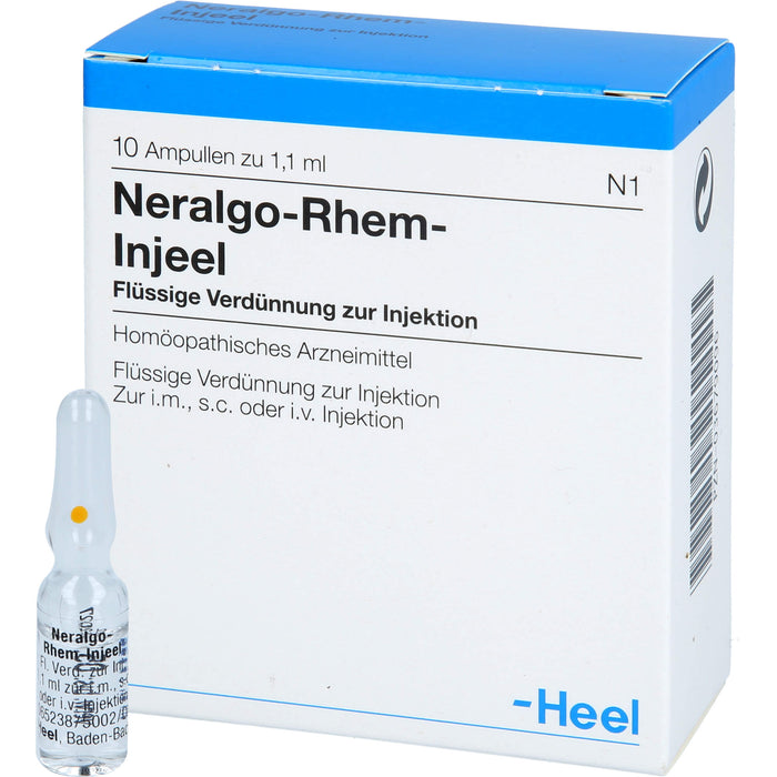 Neralgo-Rhem-Injeel flüssige Verdünnung, 10 pcs. Ampoules