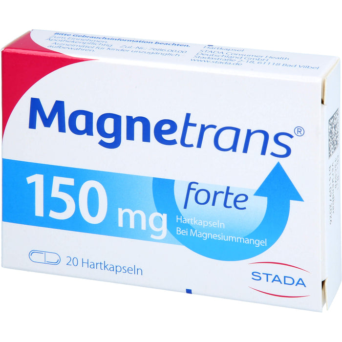 Magnetrans forte 150 mg Hartkapseln bei Magnesiummangel, 20 St. Kapseln