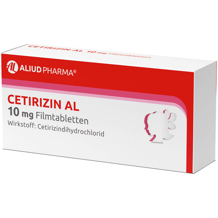 Cetirizin AL 10 mg Filmtabletten, 100 pc Tablettes