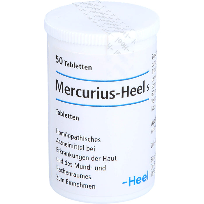 Mercurius-Heel S Tabletten bei Erkrankungen der Haut und des Mund- und Rachenraumes, 50 pc Tablettes