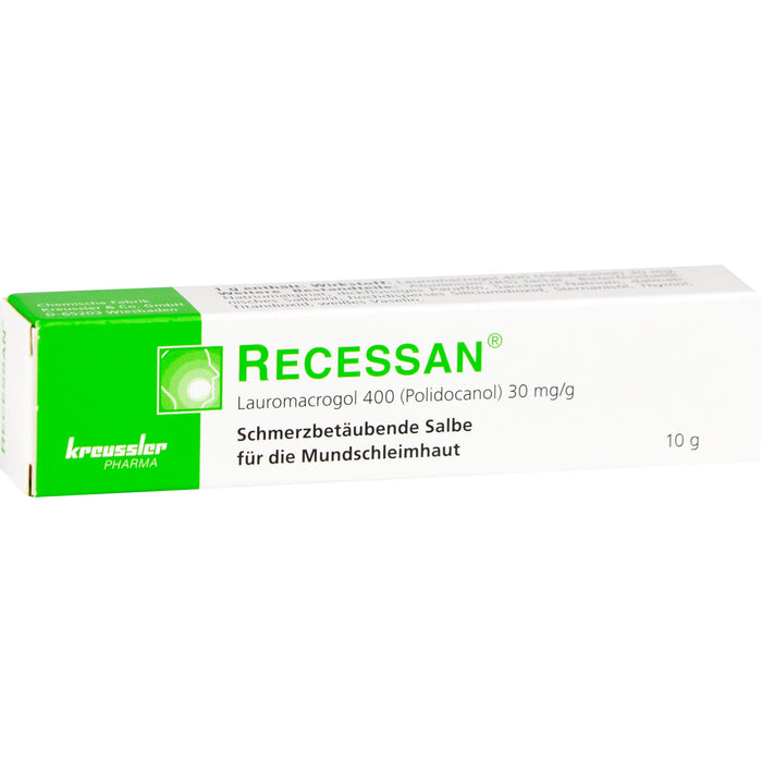 RECESSAN schmerzbetäubende Salbe, 10 g Onguent