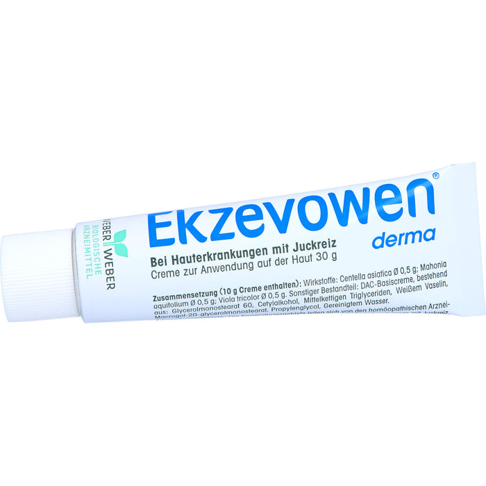 Ekzevowen derma Creme bei Hauterkrankungen mit Juckreiz, 30 g Crème