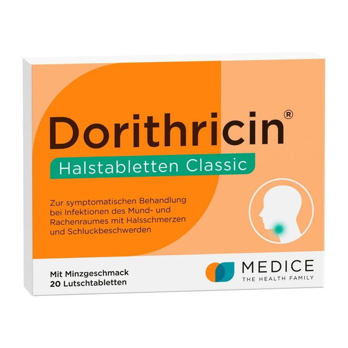 Dorithricin Halstabletten Classic, 20 St. Tabletten