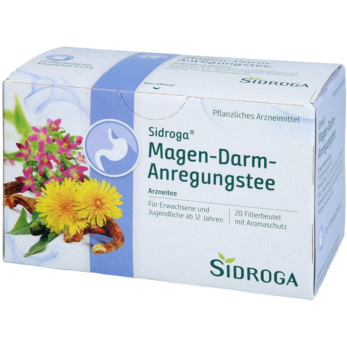 Sidroga Magen-Darm-Anregungstee Filterbeutel, 20 pcs. Filter bag