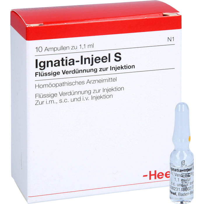 Heel Ignatia-Injeel S flüssige Verdünnung, 10 pc Ampoules