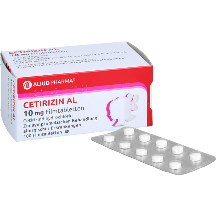 Cetirizin AL 10 mg Filmtabletten, 100 St. Tabletten