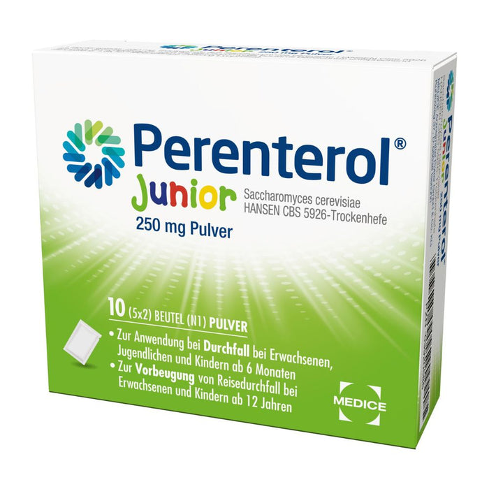 Perenterol Junior 250 mg Pulver bei Durchfall, 10 pcs. Sachets